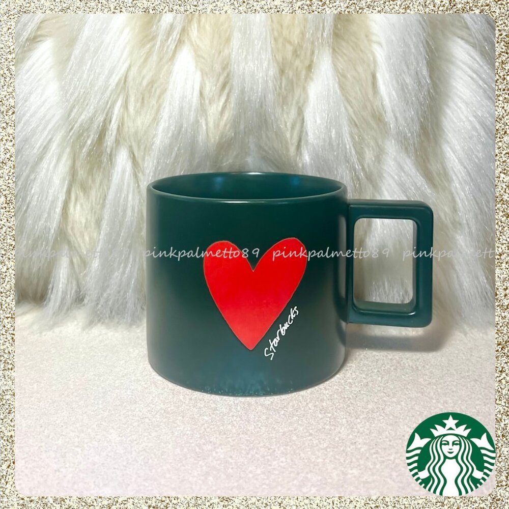 ❤️ NWT 2026 Starbucks Valentine's Day 'XOXO' Green 14oz Mug